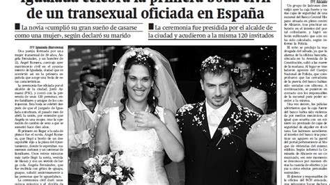 Se cumplen 20 años de la primera boda trans de España,en。